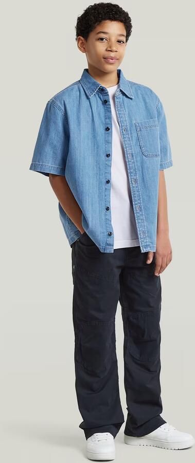 G-Star RAW 5620 3D Loose Werkbroek voor jongens Donkerblauw jongens - Foto 5
