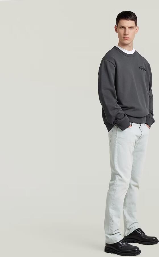 G-Star RAW 90s Logo Sweater Grijs Heren - Foto 7