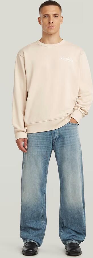 G-Star RAW 90s Logo Sweater Wit Heren - Foto 7
