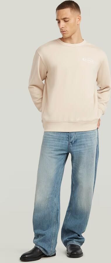 G-Star RAW 90s Logo Sweater Wit Heren - Foto 6