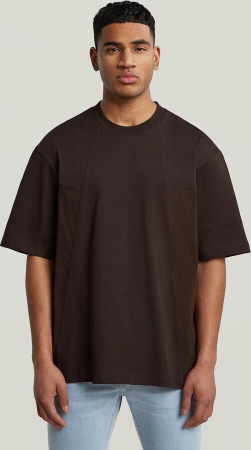 G-Star RAW A-Line Boxy T-shirt Bruin Heren - Foto 7