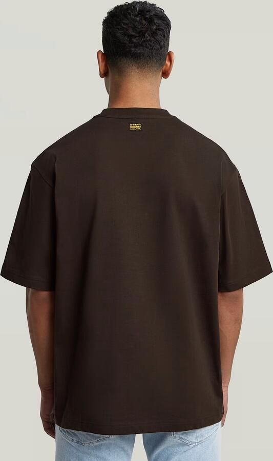 G-Star RAW A-Line Boxy T-shirt Bruin Heren - Foto 5