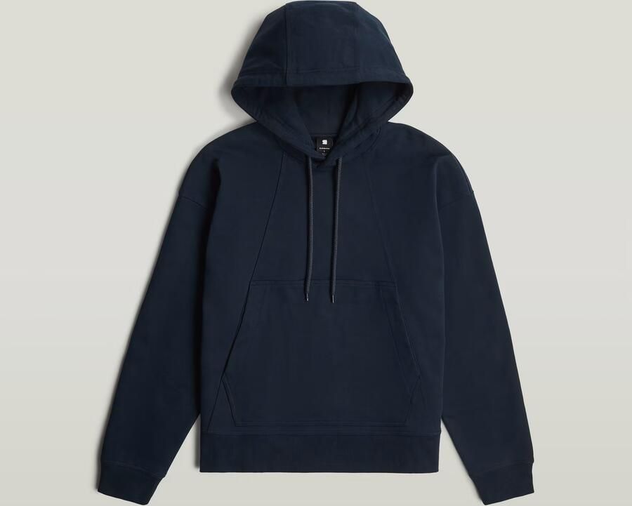 G-Star RAW A Line Loose Hoodie Donkerblauw Heren - Foto 4