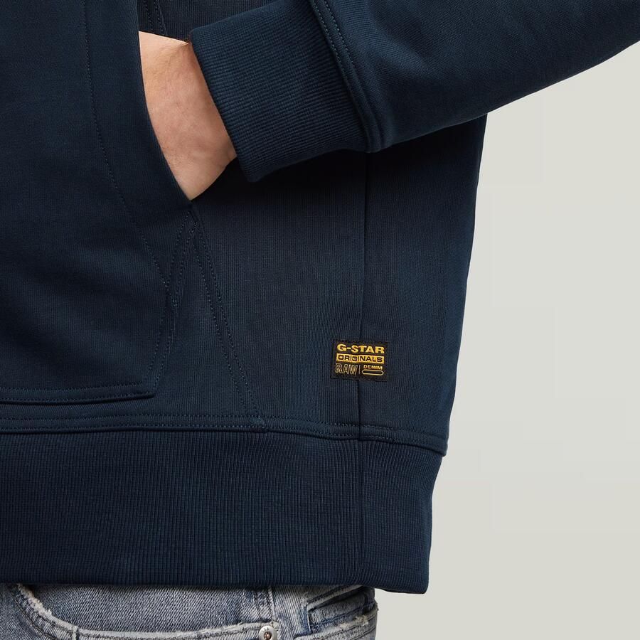 G-Star RAW A Line Loose Hoodie Donkerblauw Heren - Foto 2