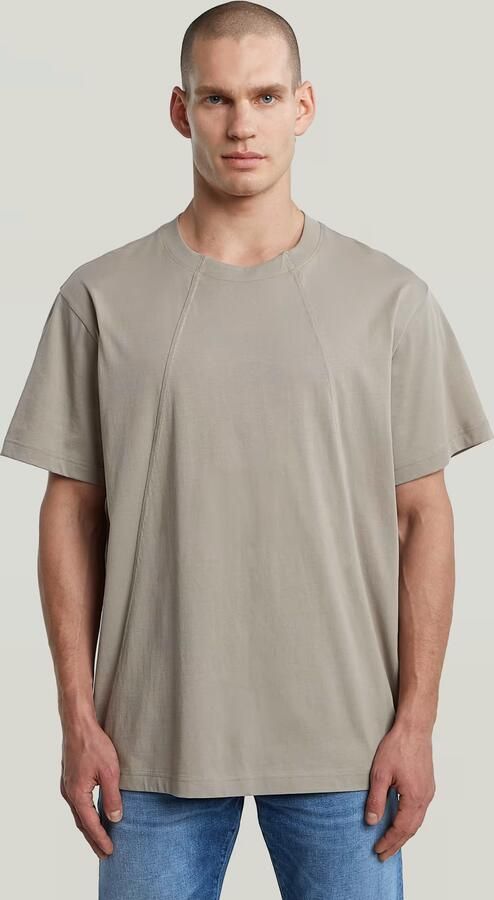 G-Star RAW A-Line Loose T-shirt Beige Heren - Foto 7