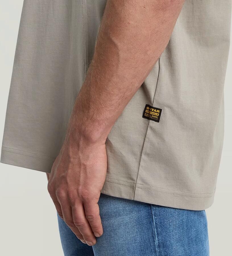 G-Star RAW A-Line Loose T-shirt Beige Heren - Foto 2