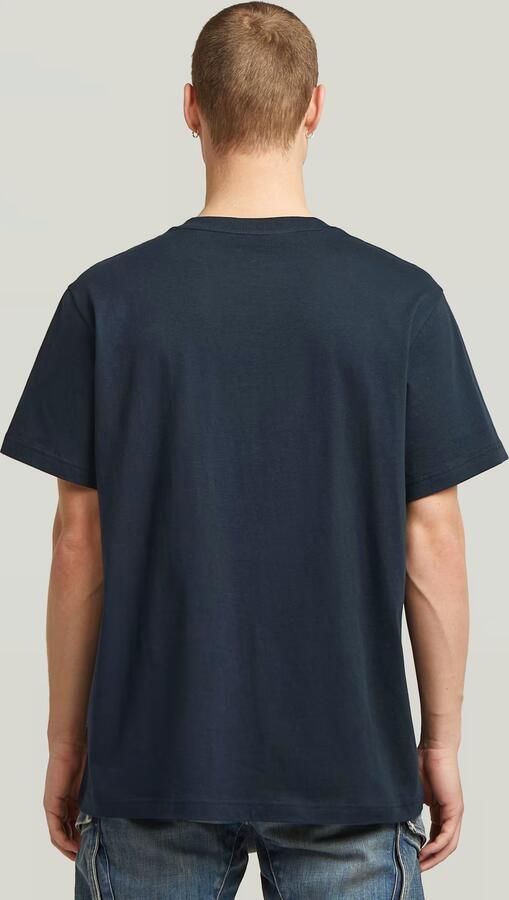 G-Star RAW A Line Loose T-Shirt Donkerblauw Heren