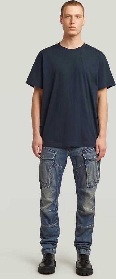 G-Star RAW A Line Loose T-Shirt Donkerblauw Heren - Foto 6