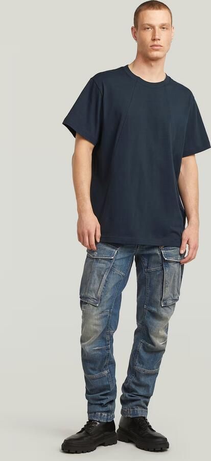 G-Star RAW A Line Loose T-Shirt Donkerblauw Heren - Foto 5