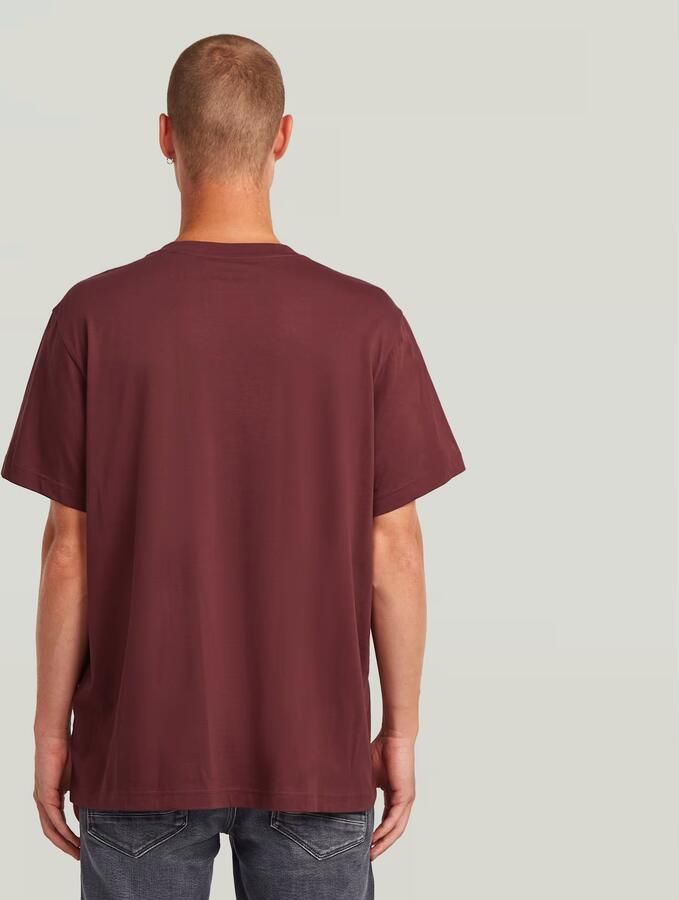 G-Star RAW A Line Loose T-Shirt Rood Heren - Foto 4