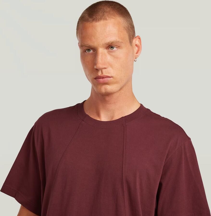 G-Star RAW A Line Loose T-Shirt Rood Heren - Foto 3