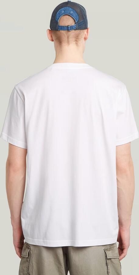 G-Star RAW A-Line Loose T-shirt Wit Heren - Foto 4