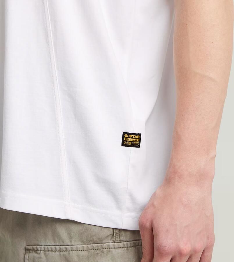 G-Star RAW A-Line Loose T-shirt Wit Heren - Foto 2