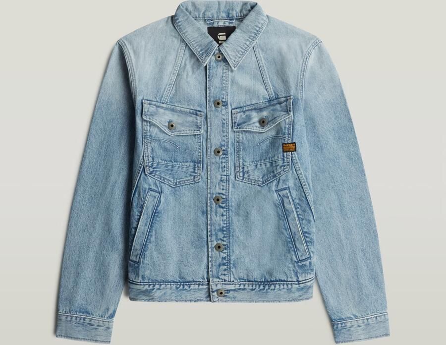 G-Star RAW A-Line Slim Denim Jack Anders Heren - Foto 3