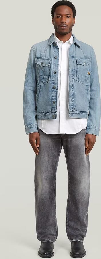 G-Star RAW A-Line Slim Denim Jack Anders Heren - Foto 7