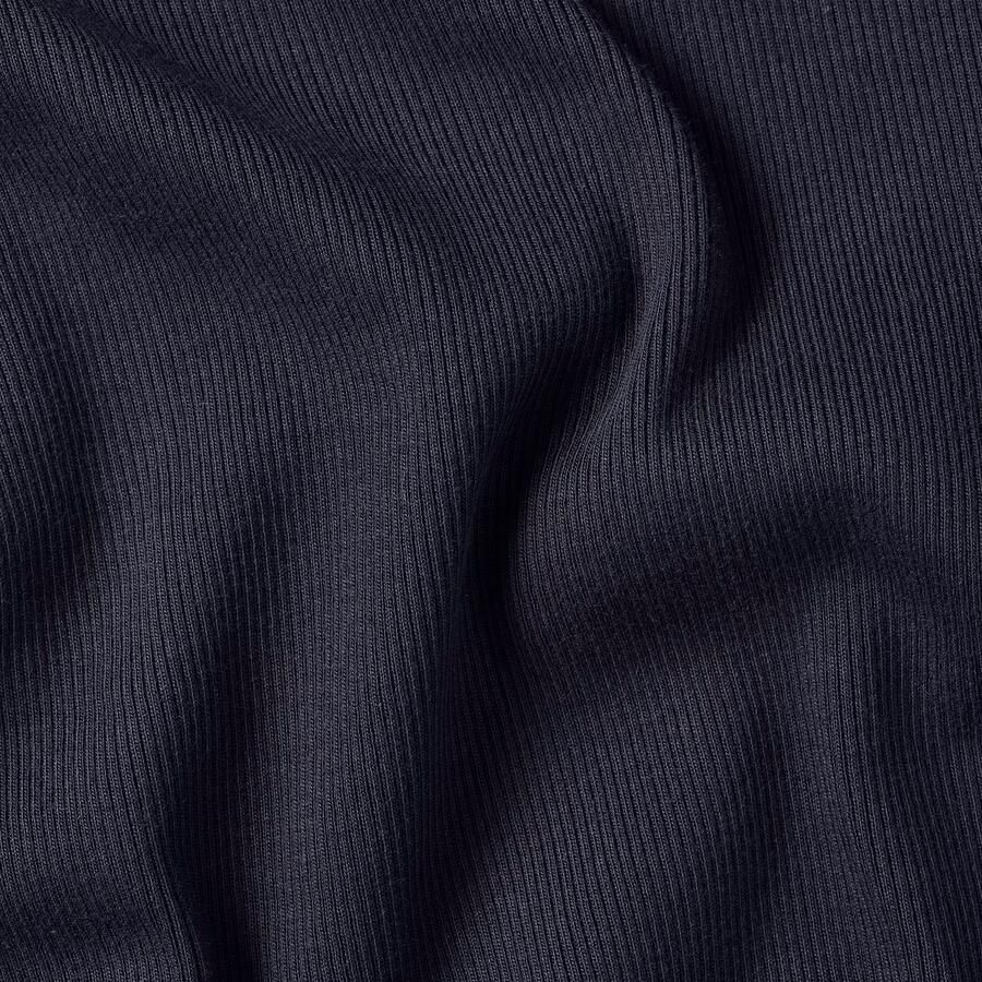 G-Star RAW A-Line Slim Mock T-shirt Donkerblauw Dames