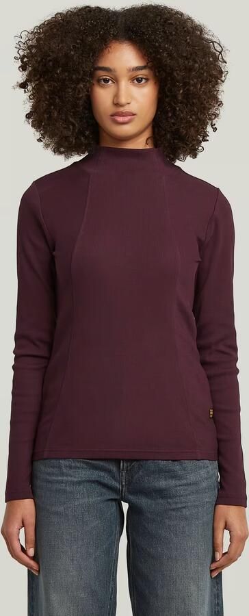 G-Star Raw Shirt met lange mouwen en opstaande kraag - Foto 6