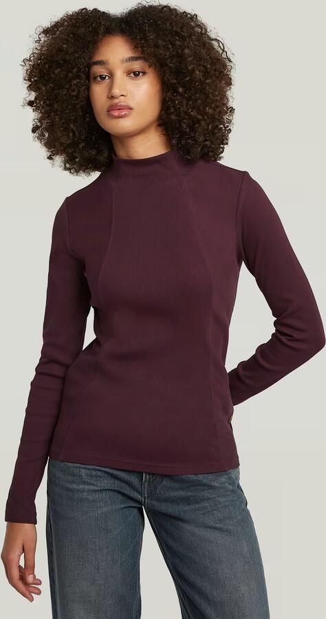 G-Star Raw Shirt met lange mouwen en opstaande kraag - Foto 4