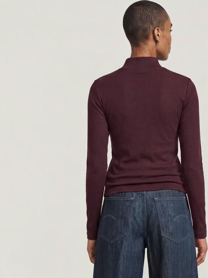 G-Star Raw Shirt met lange mouwen en opstaande kraag - Foto 4