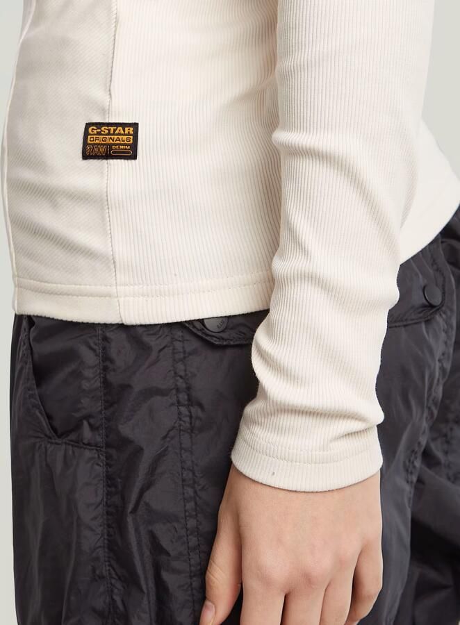 G-Star Raw Shirt met lange mouwen en opstaande kraag - Foto 3