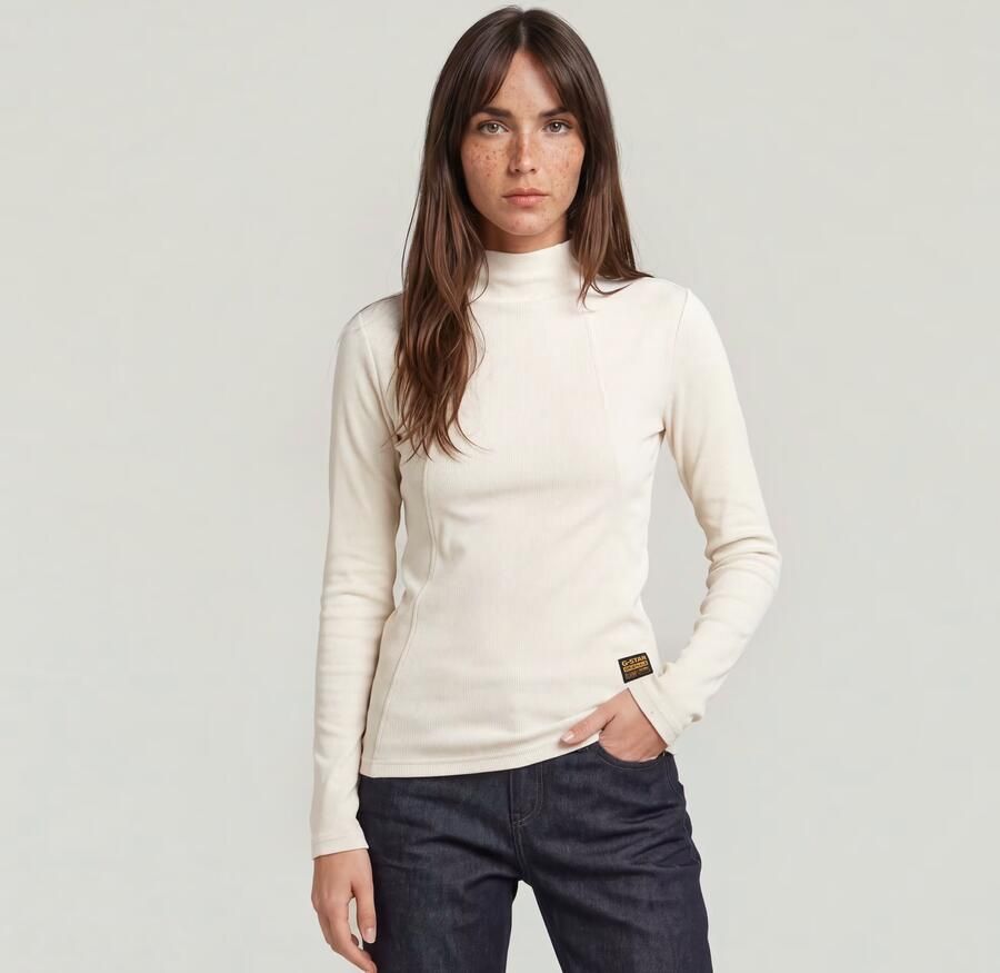 G-Star Raw Shirt met lange mouwen en opstaande kraag - Foto 4