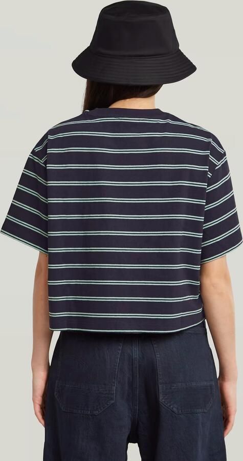 G-Star RAW A Line Stripe Boxy T-Shirt Meerkleurig Dames - Foto 6
