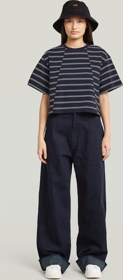 G-Star RAW A Line Stripe Boxy T-Shirt Meerkleurig Dames - Foto 7