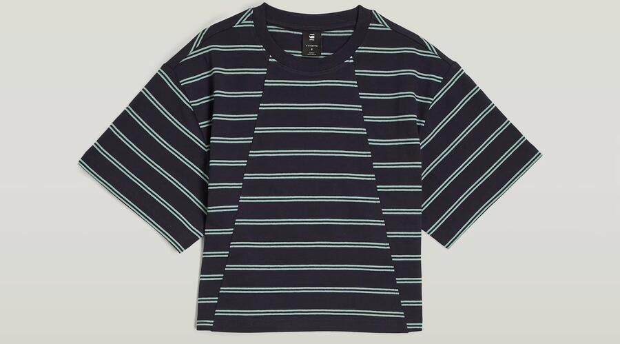 G-Star RAW A Line Stripe Boxy T-Shirt Meerkleurig Dames - Foto 4