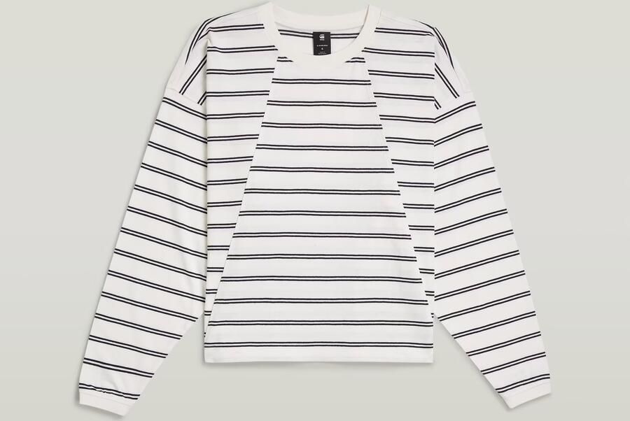 G-Star RAW A-Line Stripe Oversized T-shirt Meerkleurig Dames - Foto 5