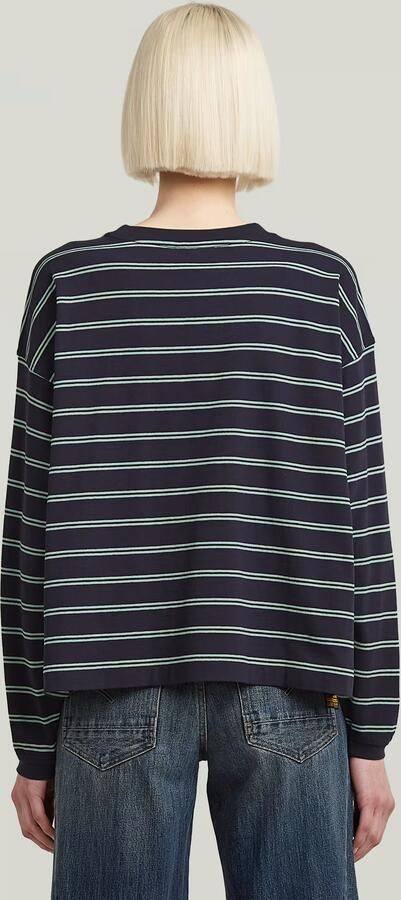 G-Star RAW A Line Stripe Oversized T-Shirt Meerkleurig Dames - Foto 6