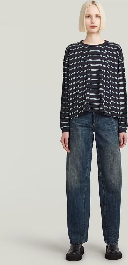 G-Star RAW A Line Stripe Oversized T-Shirt Meerkleurig Dames - Foto 5