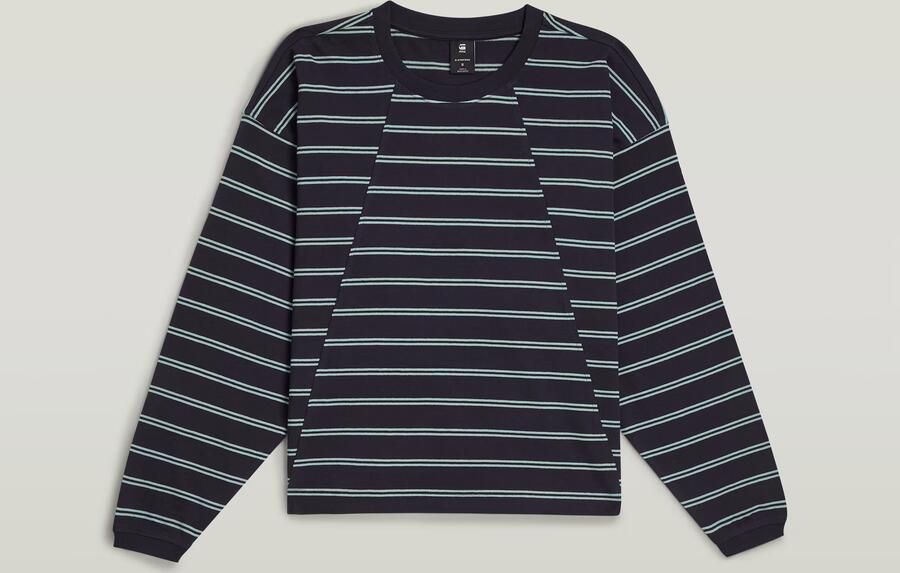 G-Star RAW A Line Stripe Oversized T-Shirt Meerkleurig Dames - Foto 4