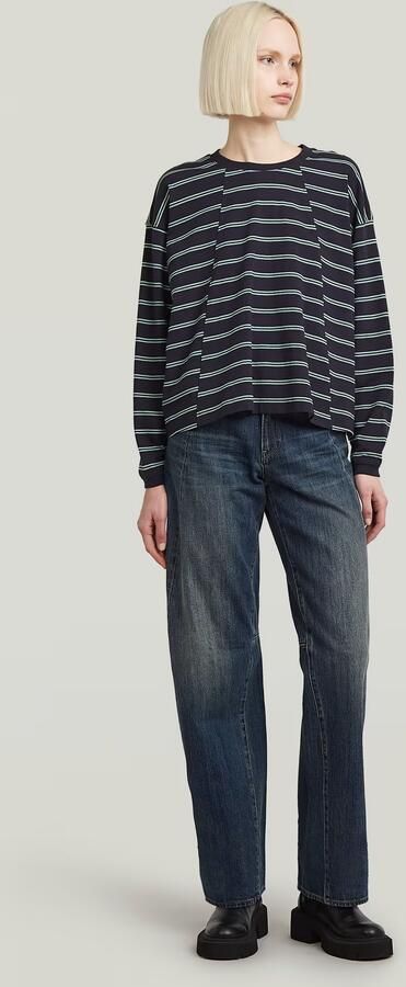 G-Star RAW A Line Stripe Oversized T-Shirt Meerkleurig Dames - Foto 7