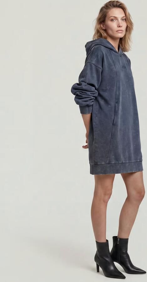 G-Star RAW A Line Sweaterjurk Donkerblauw Dames - Foto 6