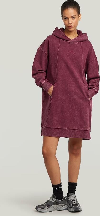 G-Star RAW A Line Sweaterjurk Rood Dames - Foto 5