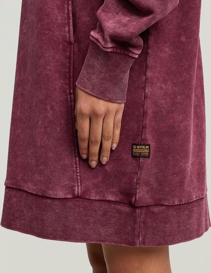 G-Star RAW A Line Sweaterjurk Rood Dames - Foto 3