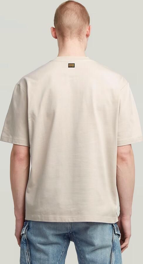 G-Star RAW A-Line Woven Mix Boxy T-shirt Wit Heren - Foto 5