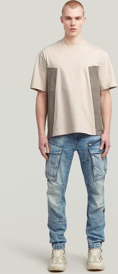 G-Star RAW A-Line Woven Mix Boxy T-shirt Wit Heren - Foto 6