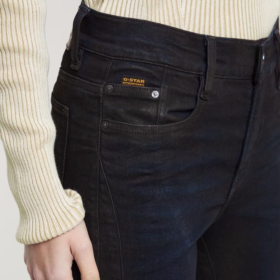 G-Star RAW Ace 2.0 Biker Slim Straight Jeans Donkerblauw Dames