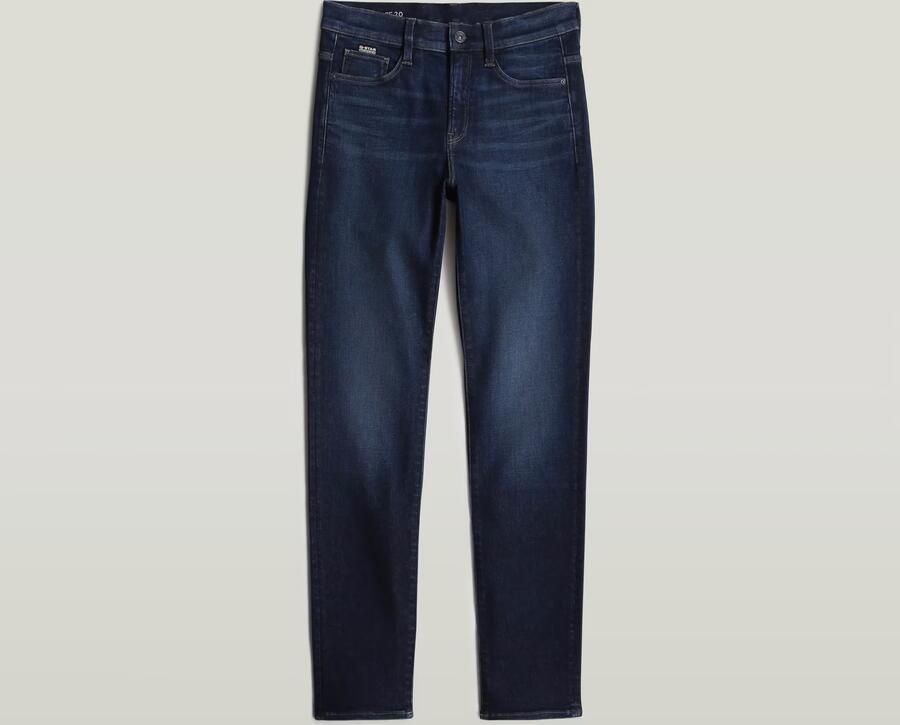 G-Star RAW Ace 2.0 Slim Straight Jeans Donkerblauw Dames - Foto 7