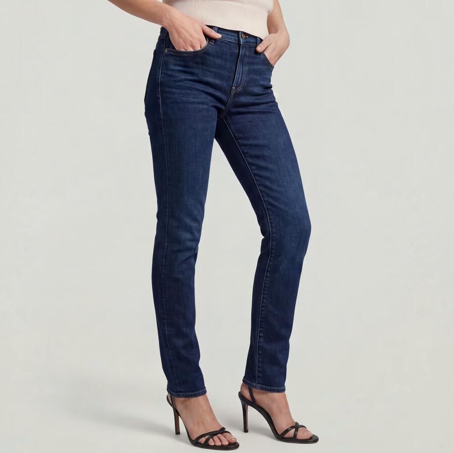 G-Star RAW Ace 2.0 Slim Straight Jeans Donkerblauw Dames - Foto 5