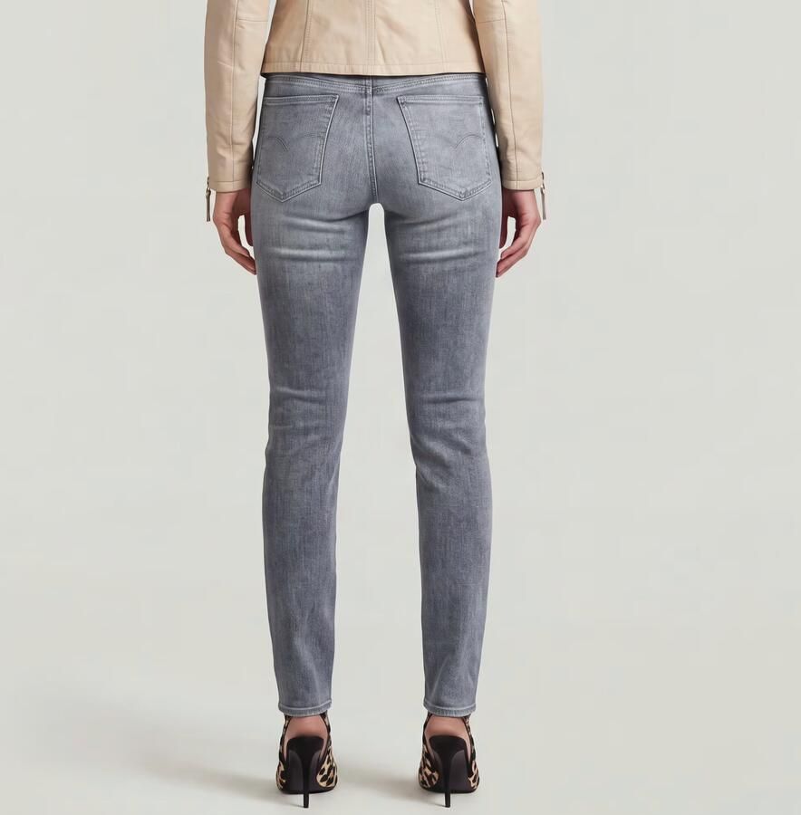 G-Star RAW Ace 2.0 Slim Straight Jeans Grijs Dames - Foto 3