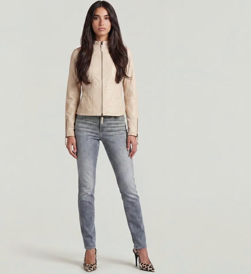 G-Star RAW Ace 2.0 Slim Straight Jeans Grijs Dames - Foto 6