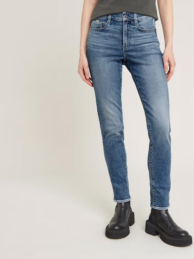 G-Star RAW Ace 2.0 Slim Straight Jeans Lichtblauw Dames
