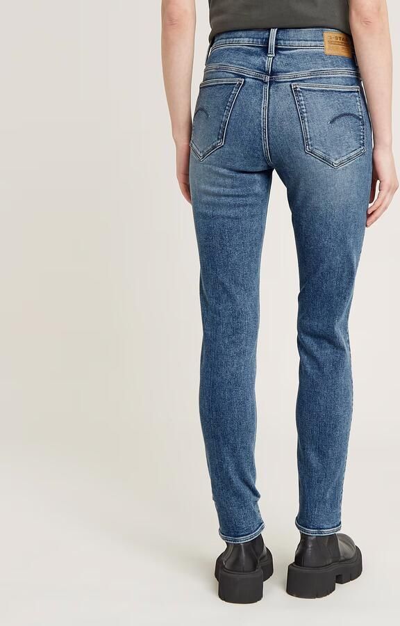 G-Star RAW Ace 2.0 Slim Straight Jeans Lichtblauw Dames - Foto 7