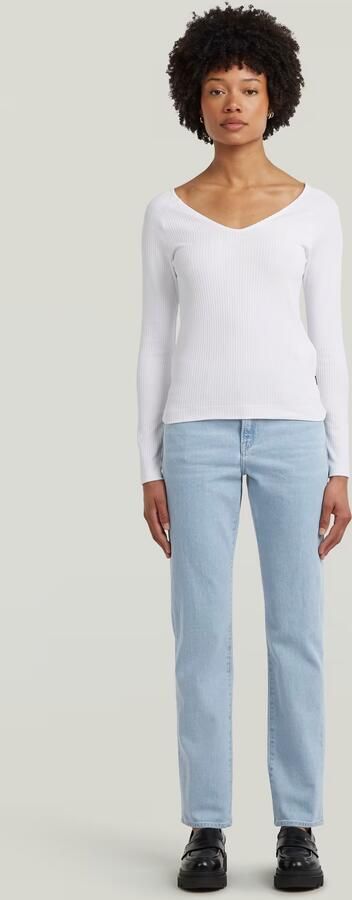 G-Star RAW Ace 2.0 Slim Straight Jeans Lichtblauw Dames - Foto 6