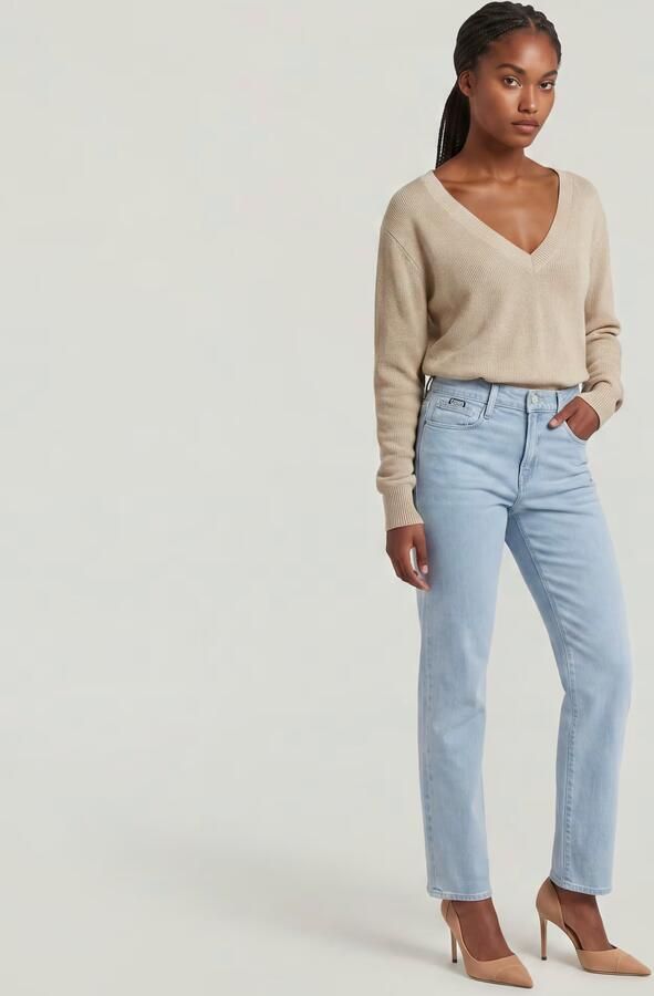 G-Star RAW Ace 2.0 Slim Straight Jeans Lichtblauw Dames - Foto 6