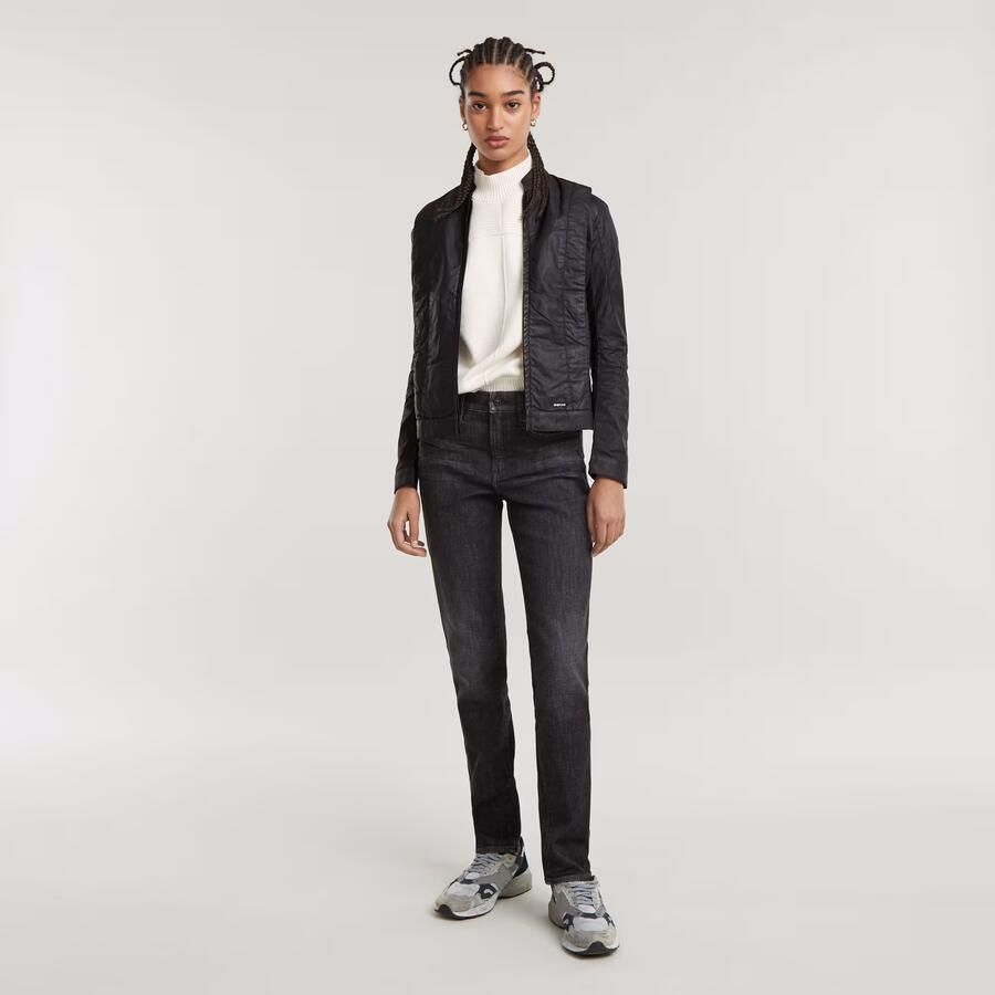 G-Star RAW Ace 2.0 Slim Straight Jeans Zwart Dames - Foto 2