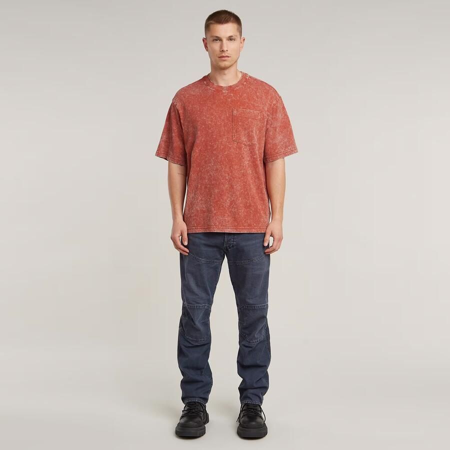 G-Star RAW Acid Wash Boxy T-shirt Rood Heren - Foto 2