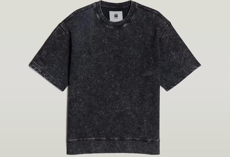 G-Star RAW Acid Wash Loose Sweater Zwart Heren - Foto 5